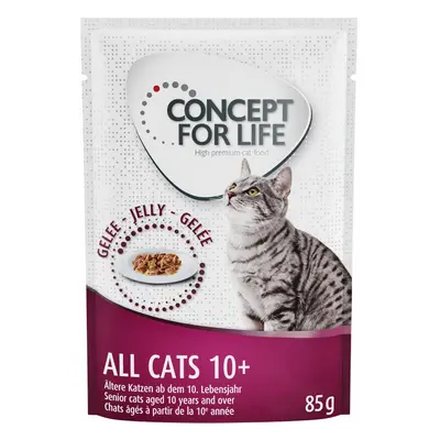 48 x 85g Concept for Life Wet Cat Food - £10 Off! * - All Cats 10+ – in Jelly (48 x 85g)