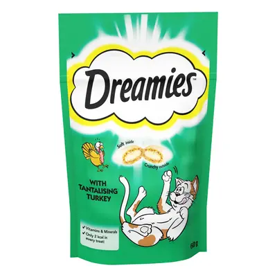 Dreamies Cat Treats 60g - Saver Pack: 8 x with Turkey