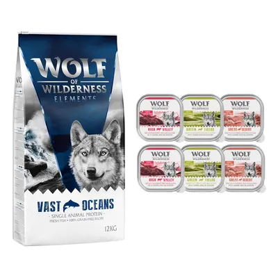 Wolf of Wilderness Dry Dog Food + Wolf of Wilderness Wet Dog Food Free! * - Sensitive Adult "Vas