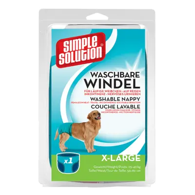 Simple Solution Washable Dog Nappy - Female - Size XL, 1 Piece