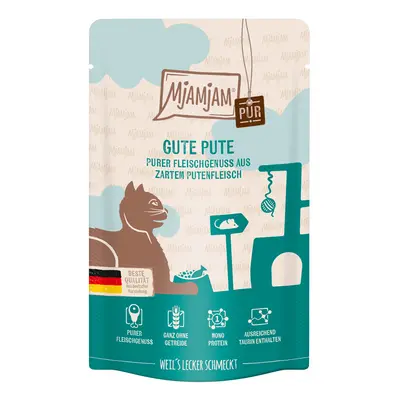 MjAMjAM Pure Meat Pouches 12 x 125g - Pure Turkey