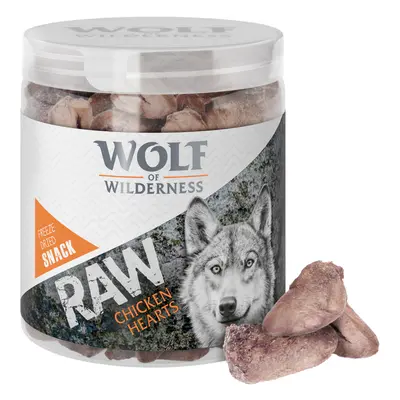 Wolf of Wilderness RAW Freeze-dried Snacks Saver Packs - Chicken Hearts (4 x 70g)