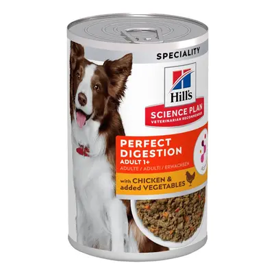 12x Hill's Science Plan Wet Dog Food - 9 + 3 Free! * - Adult 1+ Perfect Digestion with Chicken &