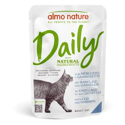 6 x 70g Almo Nature Daily Menu Wet Cat Food - 5 + 1 Free! * - Cod & Shrimp (6 x 70g)