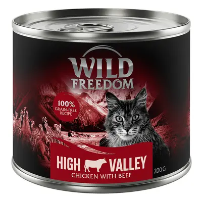 Wild Freedom Adult 6 x 200g - High Valley - Beef & Chicken