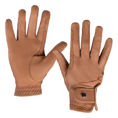 Leather riding gloves QHP Pro