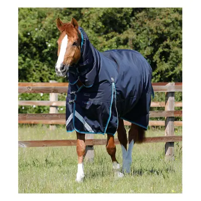 Waterproof outdoor horse blanket with neck cover Premier Equine Buster Storm 100 g