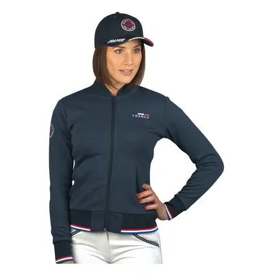 Women's zip-up riding sweatshirt Flags&Cup France - Limited Edition