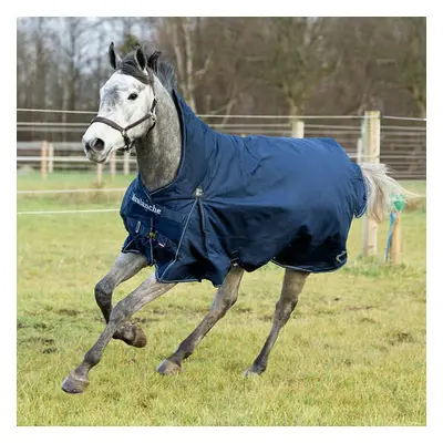 Fleece-lined outdoor blanket for rain horses Horze Avalanche 150g