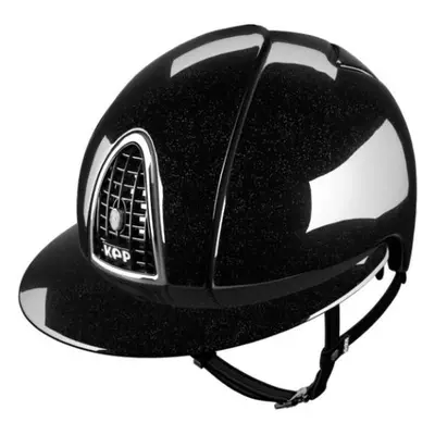 Riding helmet with polo visor KEP Cromo Metal Diamond