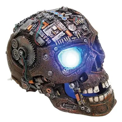 Aquarium decoration cyborg skull with led Nobby Pet