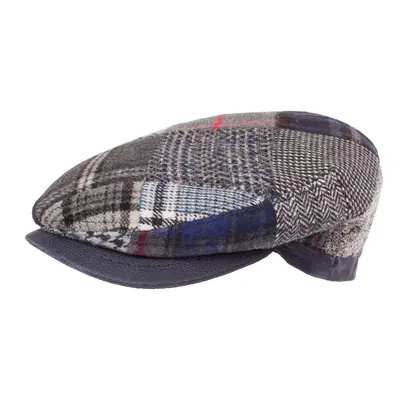 Tweed beret with patchwork pattern Horka