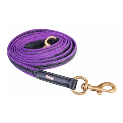 Braided rubber long rein for horses Karlslund