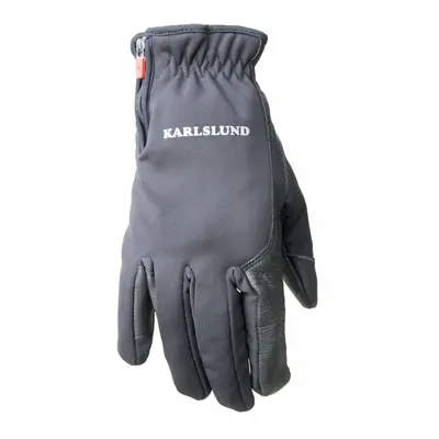 Leather riding gloves Karlslund Merino