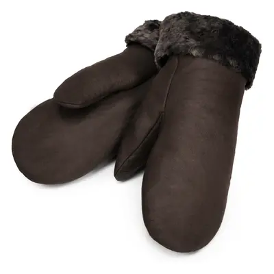 Lambskin leather mittens Werner Christ Horse