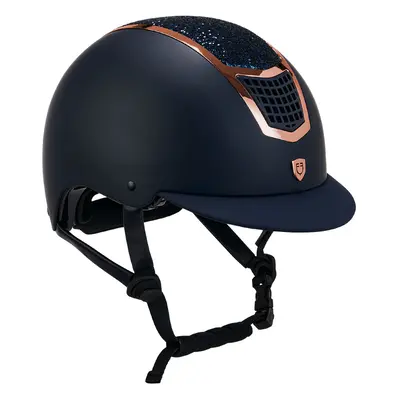 Riding helmet Equestro Eclipse Stone Mat Rowel Fitting