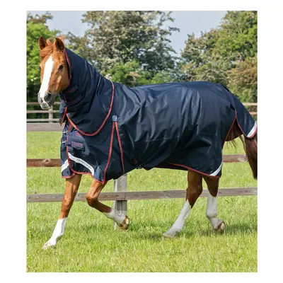 Waterproof outdoor horse blanket with neck cover Premier Equine Buster 150 g