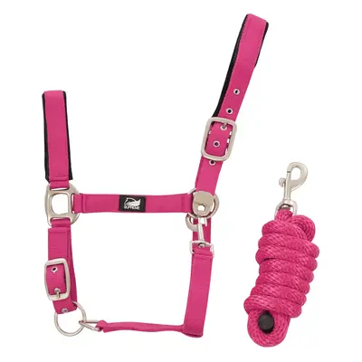 Nylon halter and braided lead rope set for horse Supreme