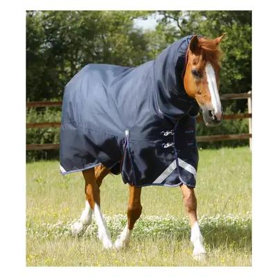 Outdoor horse blanket with neck cover Premier Equine Titan Storm 200 g