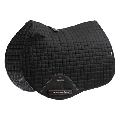 Saddle pad for horses in plain cotton Premier Equine Close Contact GP