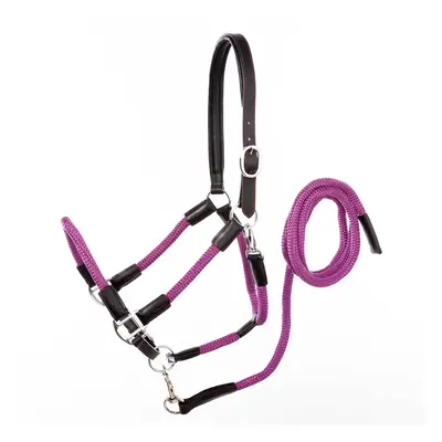 Leather halter with rope Kavalkade Cavo