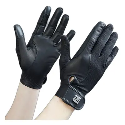 Leather and mesh riding gloves Premier Equine Bordoni