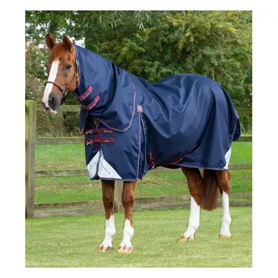 Outdoor horse blanket with neck cover Premier Equine Akoni Stratus 0g