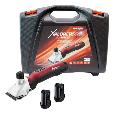 2-speed trimmer 2 batteries Heiniger Xplorer Pro