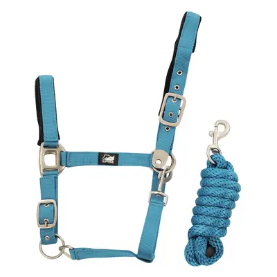 Nylon halter and braided lead rope set for horse Supreme