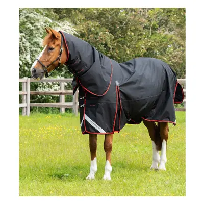 Waterproof outdoor horse blanket with neck cover Premier Equine Buster 250 g