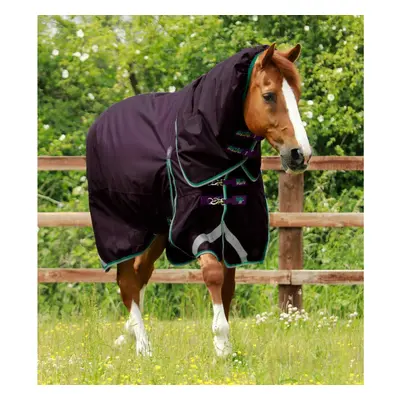 Waterproof outdoor horse blanket with neck cover Premier Equine Buster 200 g