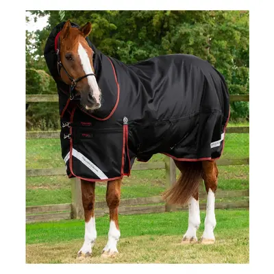 Outdoor horse blanket with neck cover Premier Equine Titan 450 g