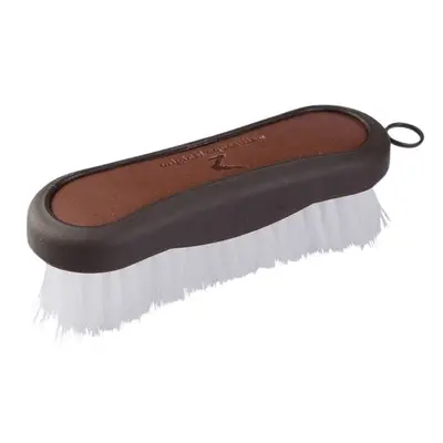 Horse grooming brush for the head with leather handle Horze Maddox