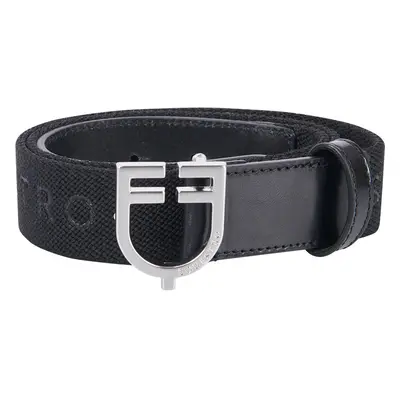 Leather belt with elastic and lettering for women Equestro