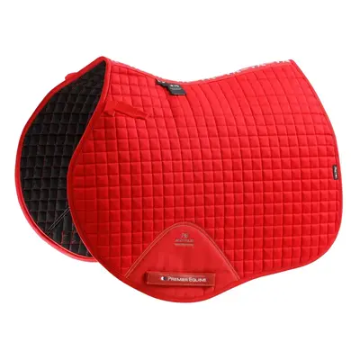 Saddle pad for horses in plain cotton Premier Equine Close Contact GP