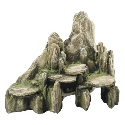 Stone aquarium decoration with moss Aqua Della