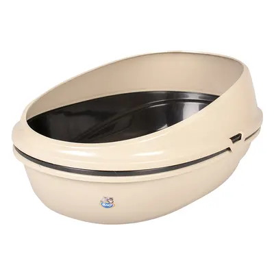 Luxo cat litter box with rim and strainer Duvoplus