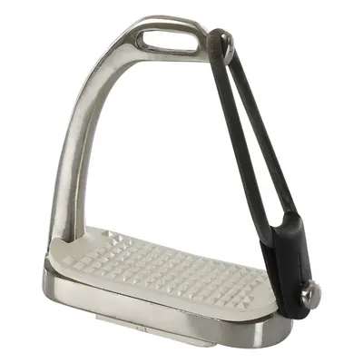 Stainless steel riding stirrups with side elastic Umbria Equitazione