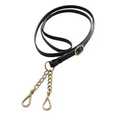 Leather presentation reeds with chains Premier Equine