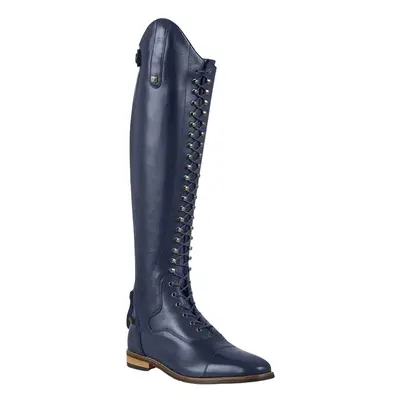 Riding boots with laces leather woman Premier Equine Maurizia Regular