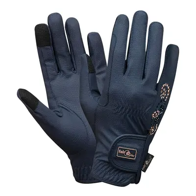 Leather riding gloves Fair Play Pammy Rosegold