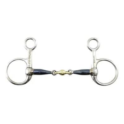 Baucher double snaffle bit for horses Premier Equine Sweet Iron