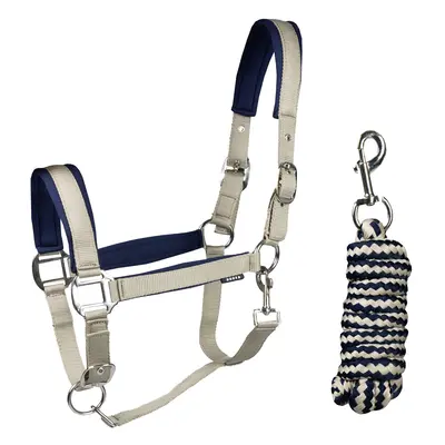 Neoprene halter and lead rope set for horse Horka