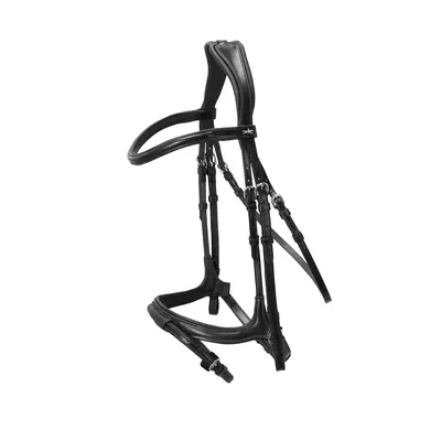 Anatomical riding bridle combined with noseband Schockemöhle Ancona Select