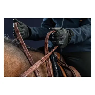 Rubber horse reins with 7 holders Dy’on