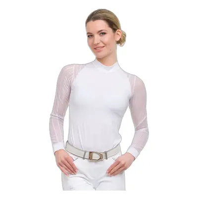 Long sleeve polo shirt for horseback riding Cavalliera Contessa