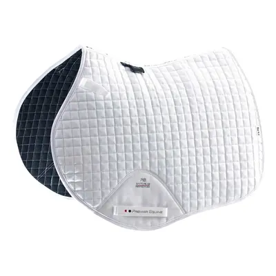 Saddle pad for horses in plain cotton Premier Equine Close Contact GP