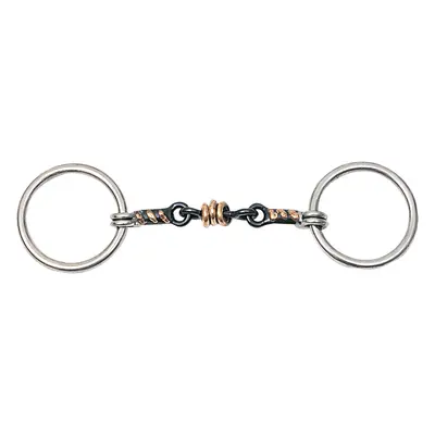 Two-ring soft iron horse bit HorseGuard Bradoon