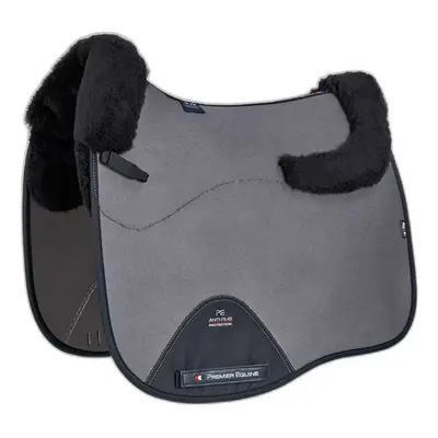 Shock-absorbing dressage saddle pad made of merino wool Premier Equine CC Air-Tech Square