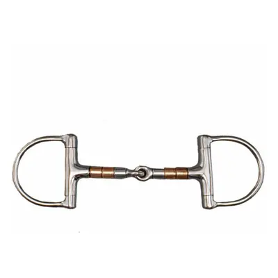 Verdun snaffle bit broken in stainless steel copper rollers Tattini